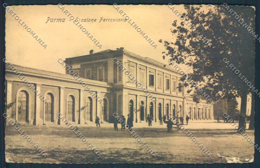 Parma Città PIEGA Stazione cartolina MV2452 – fronte