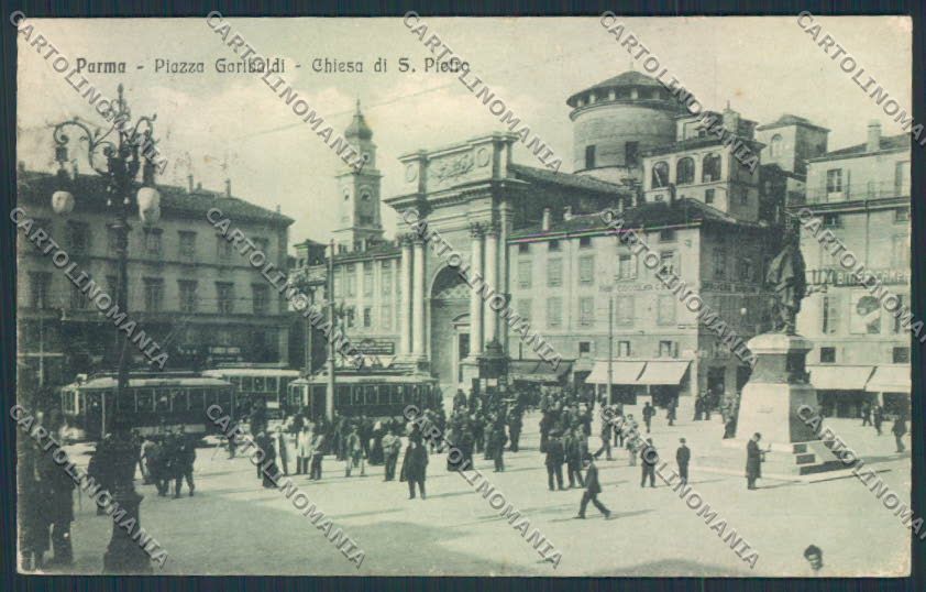 Parma Città Tram cartolina MV2454 – fronte