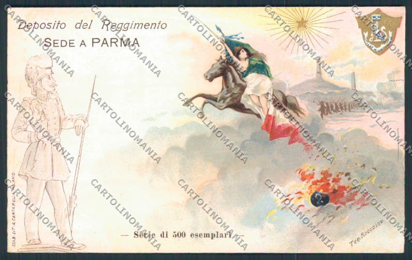 Parma Città Granatieri cartolina MV2465 – fronte