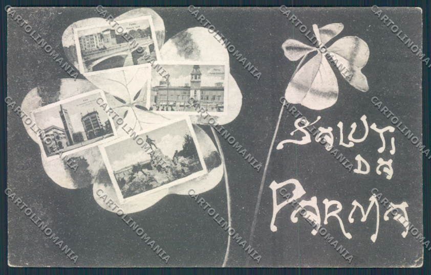 Parma Città Saluti da cartolina MV2477 – fronte