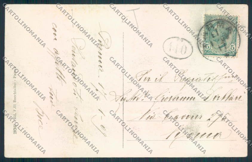 Parma Città Saluti da cartolina MV2477 – retro