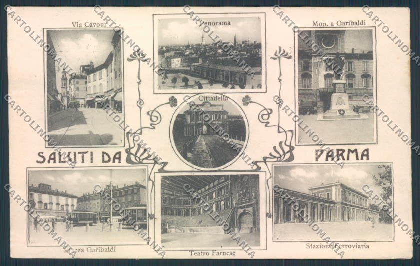 Parma Città Saluti da cartolina MV2483 – fronte