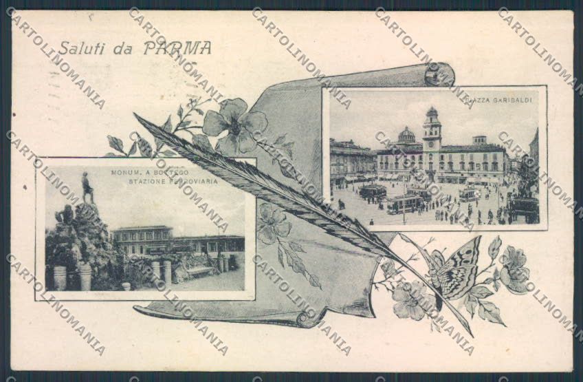 Parma Città Saluti da cartolina MV2488 – fronte