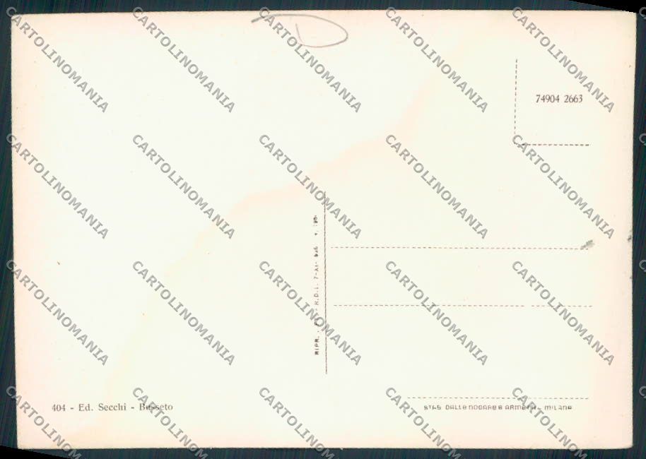 Parma Busseto FG cartolina MV2552 – retro
