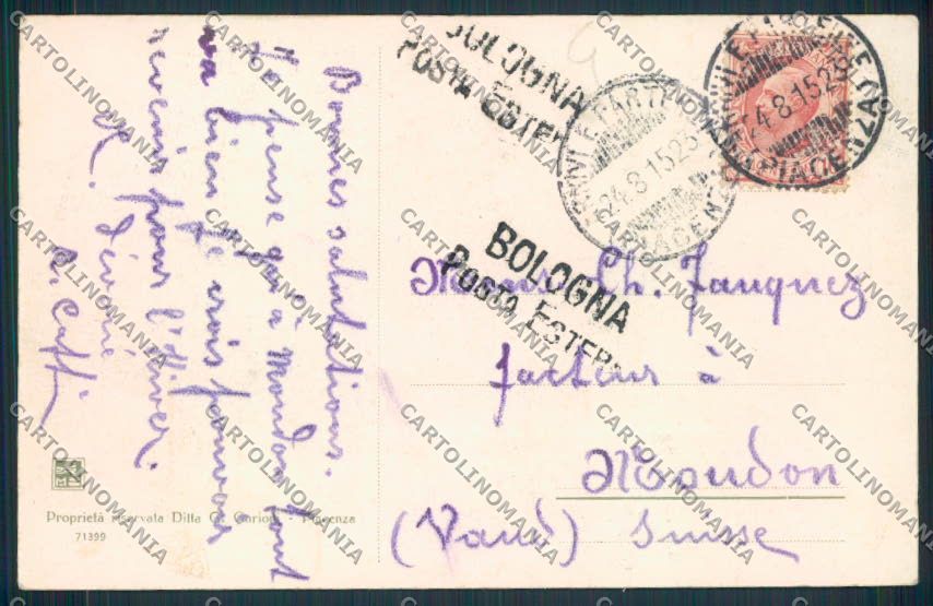Piacenza Città cartolina MV2597 – retro