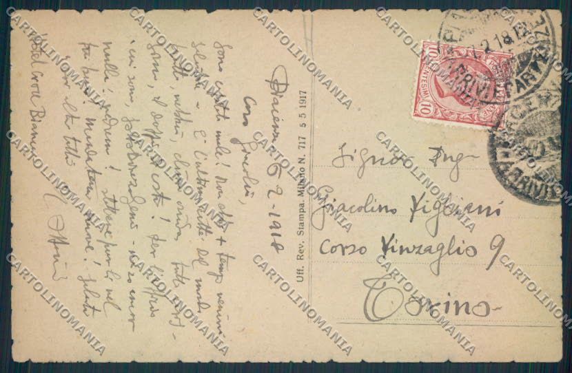 Piacenza Città cartolina MV2607 – retro