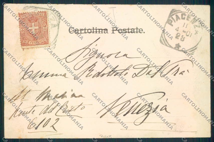 Piacenza Città cartolina MV2624 – retro