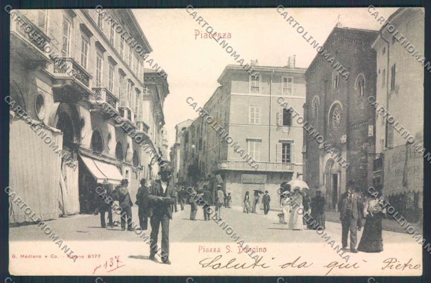 Piacenza Città Modiano cartolina MV2635 – fronte