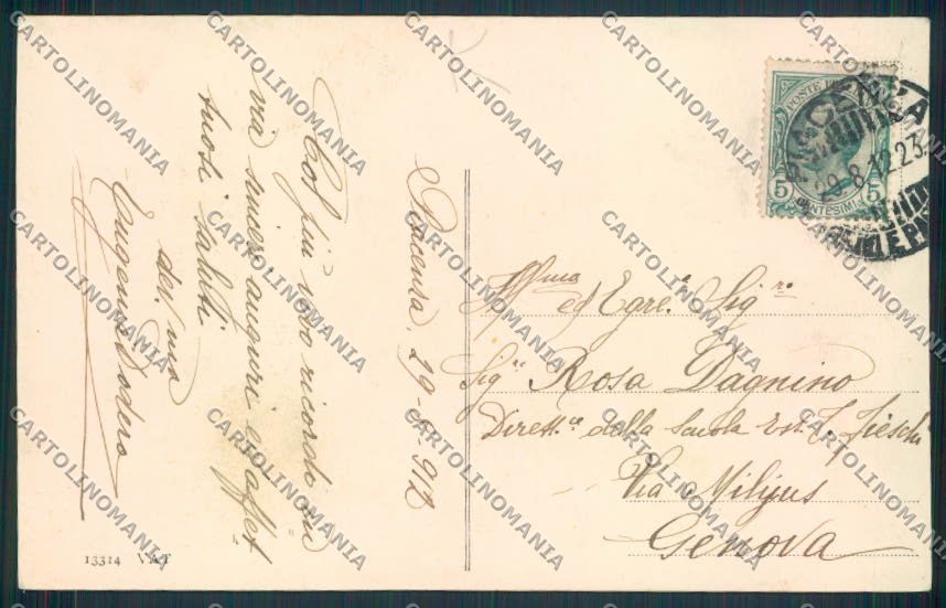 Piacenza Città Saluti da cartolina MV2642 – retro