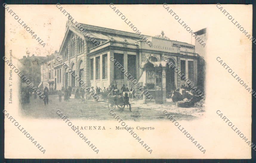 Piacenza Città Mercato cartolina MV2652 – fronte