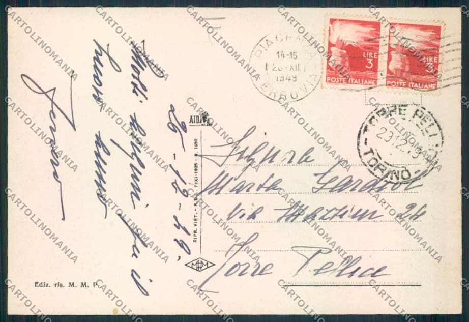 Piacenza Città FG cartolina MV2668 – retro