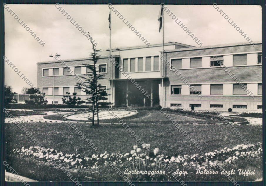 Piacenza Cortemaggiore Agip Foto FG cartolina MV2697 – fronte