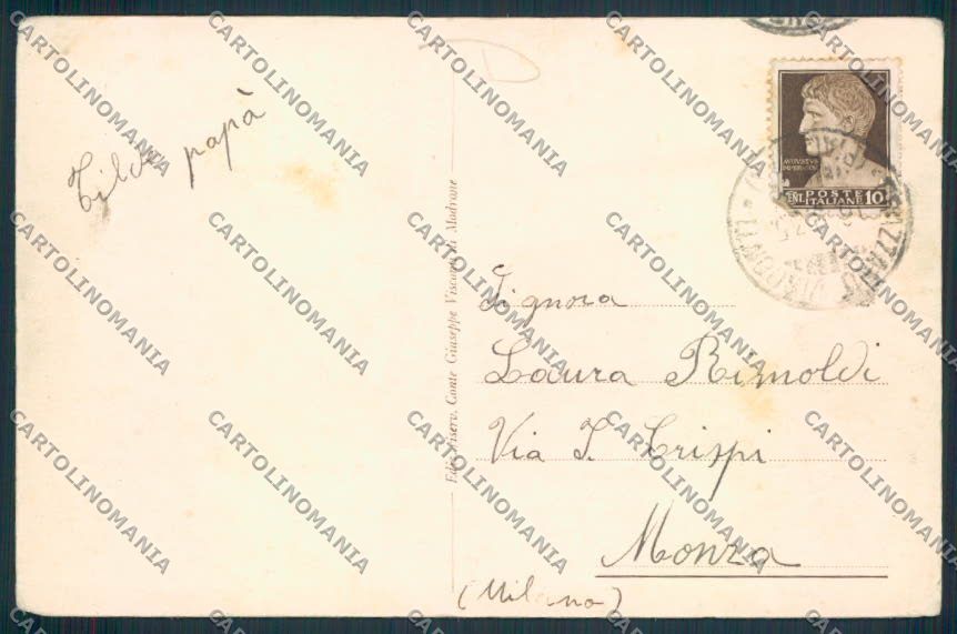 Piacenza Grazzano Vistonti cartolina MV2717 – retro
