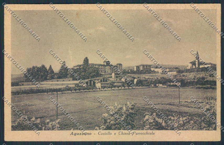 Piacenza Agazzano cartolina MV2722 – fronte
