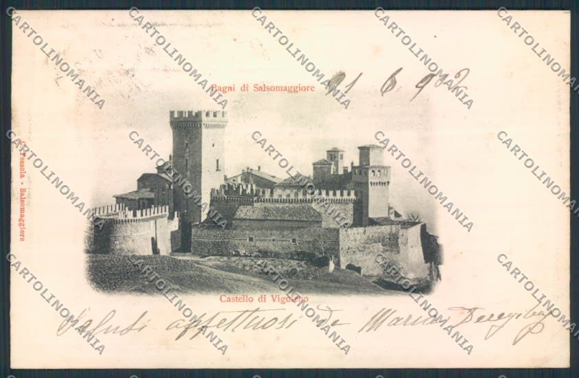 Piacenza Vigoleno cartolina MV2727 – fronte