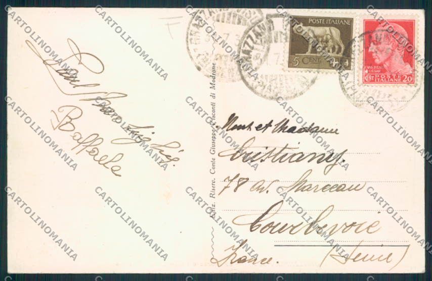 Piacenza Grazzano Vistonti cartolina MV2728 – retro