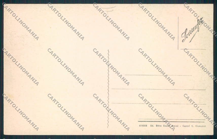 Piacenza Castel San Giovanni cartolina MV2759 – retro