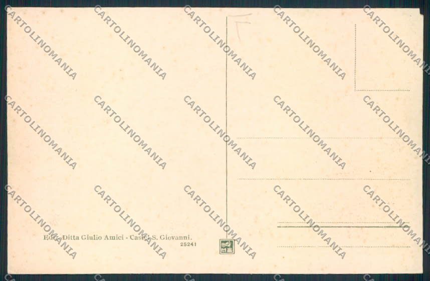 Piacenza Castel San Giovanni cartolina MV2760 – retro