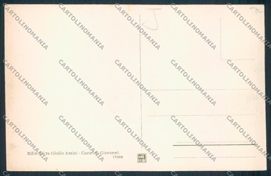 Piacenza Castel San Giovanni cartolina MV2769 – retro