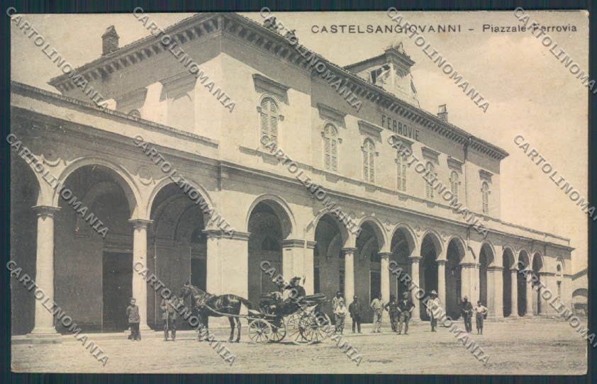 Piacenza Castel San Giovanni Stazione cartolina MV2773 – fronte