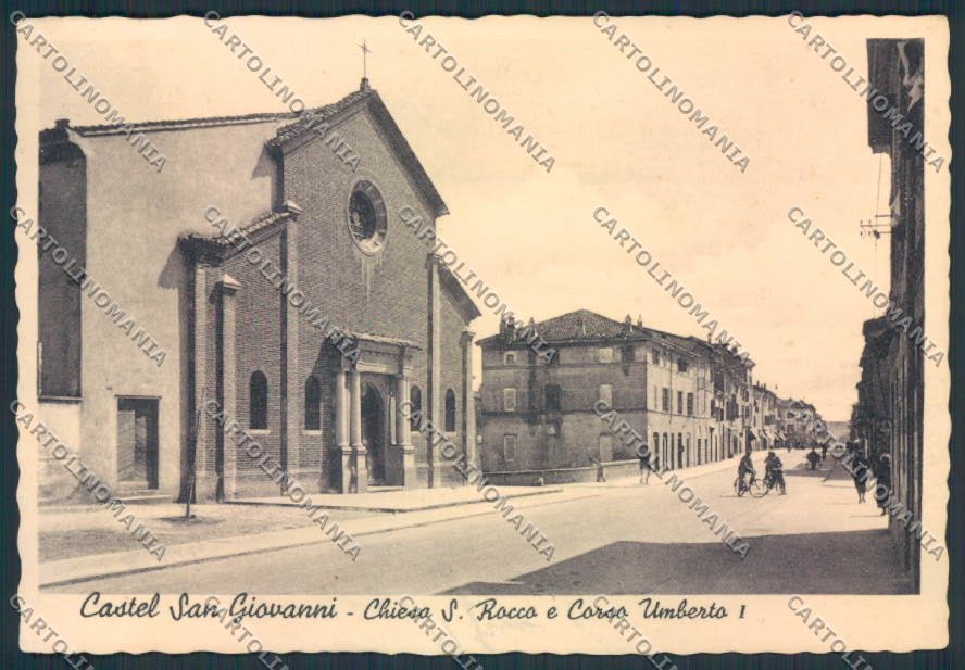Piacenza Castel San Giovanni FG cartolina MV2776 – fronte