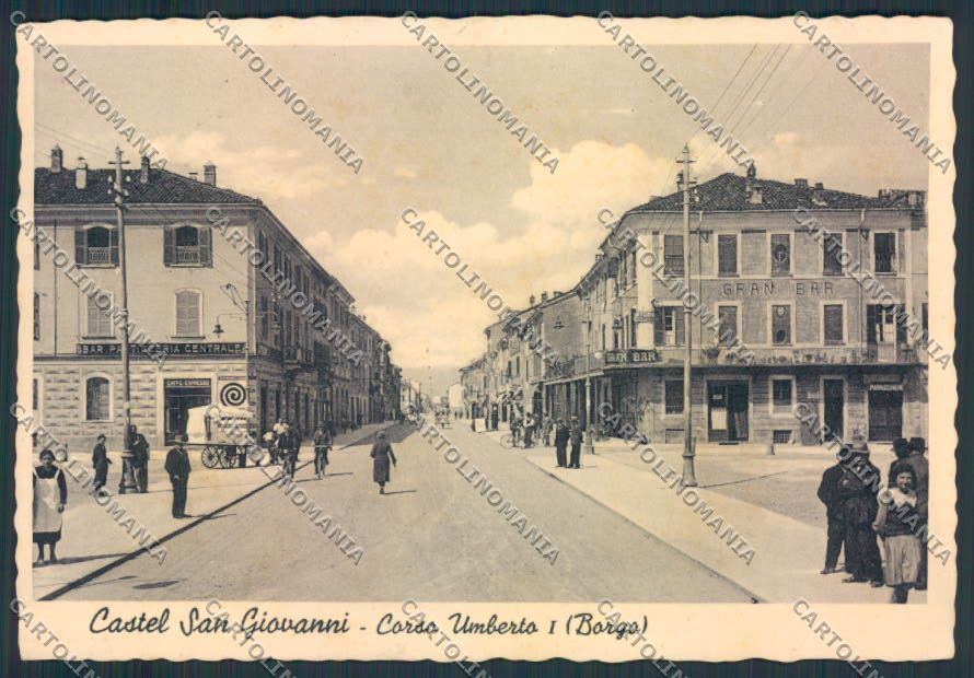 Piacenza Castel San Giovanni FG cartolina MV2777 – fronte