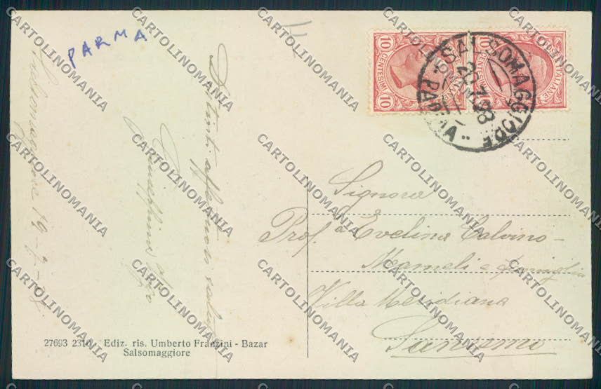Parma Salsomaggiore Poste cartolina MV2797 – retro