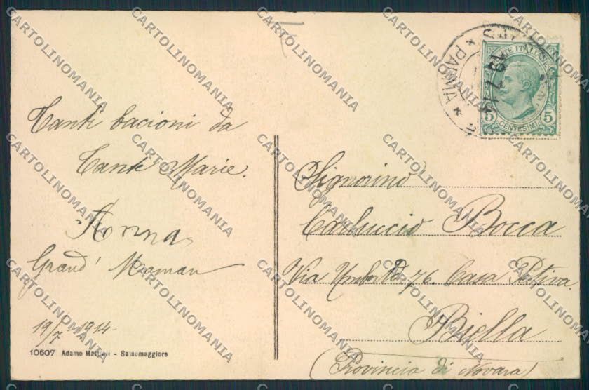 Parma Salsomaggiore cartolina MV2803 – retro