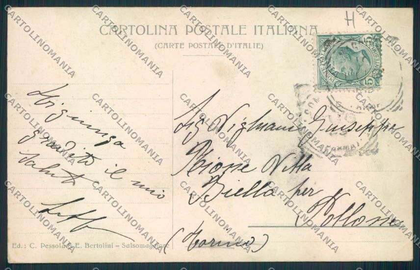 Parma Salsomaggiore Ballerio cartolina MV2823 – retro