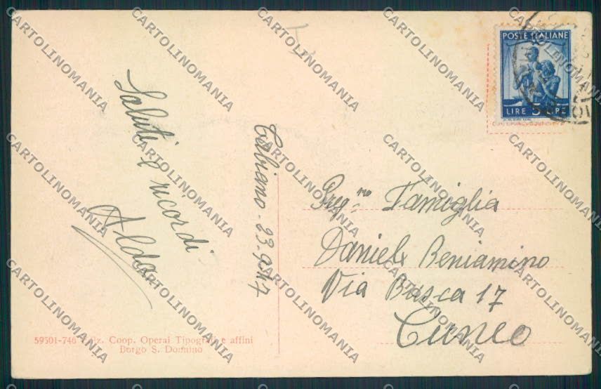 Parma Salsomaggiore cartolina MV2835 – retro