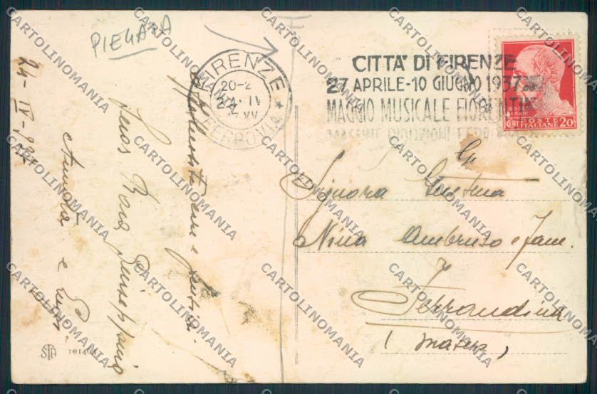 Ravenna Fognano PIEGATA cartolina MV2898 – retro