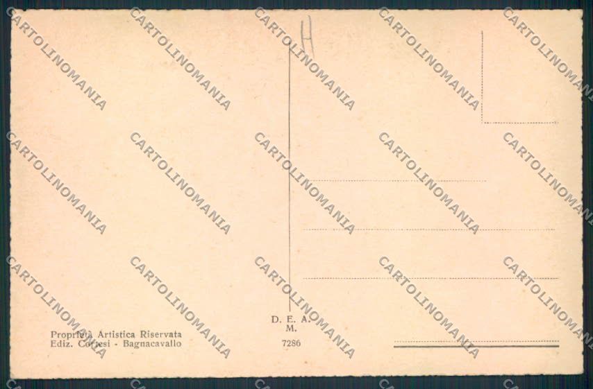 Ravenna Bagnacavallo cartolina MV2910 – retro