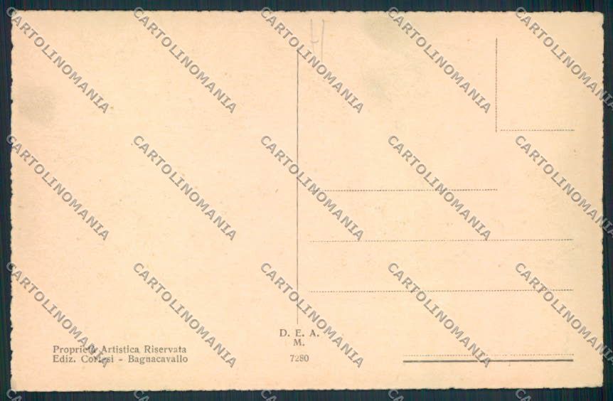 Ravenna Bagnacavallo cartolina MV2914 – retro