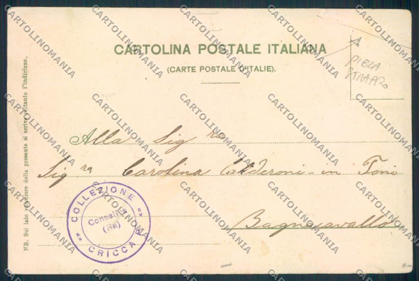 Ravenna Riolo PIEGA STRAPPO cartolina MV2917 – retro