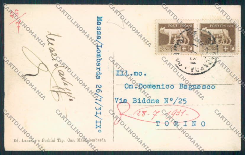 Ravenna Massalombarda Foto cartolina MV2936 – retro