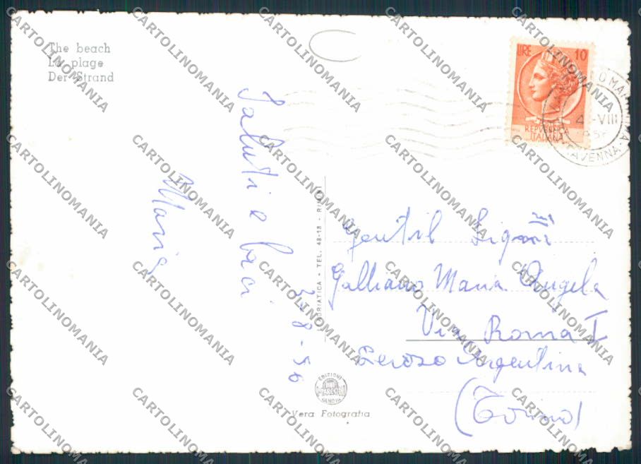 Ravenna Milano Marittima Foto FG cartolina MV2950 – retro