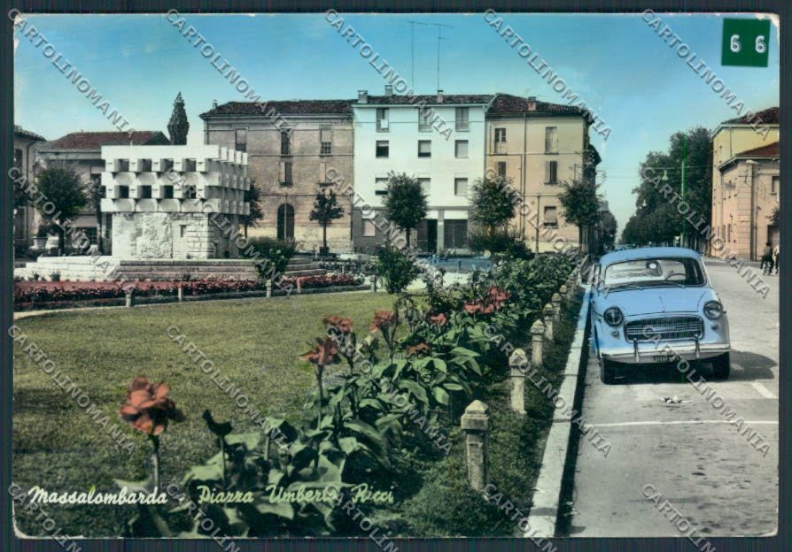 Ravenna Massalombarda ADESIVO Foto FG cartolina MV2960 – fronte