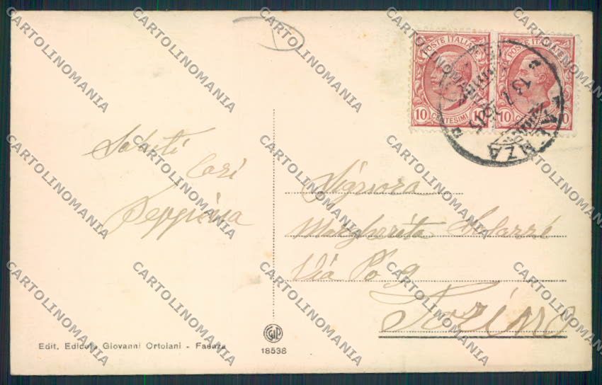 Ravenna Faenza cartolina MV2966 – retro