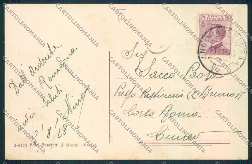 Ravenna Faenza cartolina MV2969 – retro