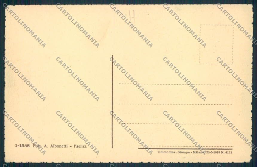 Ravenna Faenza cartolina MV2982 – retro