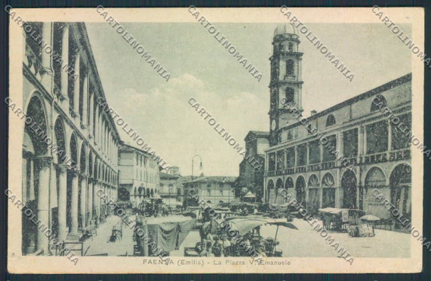 Ravenna Faenza Mercato ABRASA cartolina MV2989 – fronte