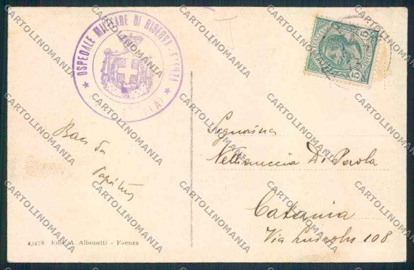 Ravenna Faenza cartolina MV2991 – retro