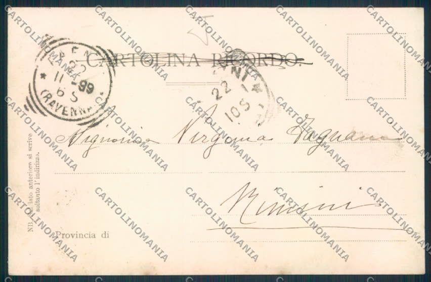 Ravenna Faenza cartolina MV2992 – retro
