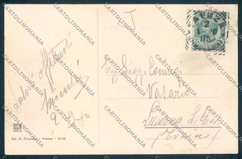 Ravenna Faenza cartolina MV2994 – retro