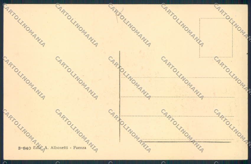 Ravenna Faenza Biliardo Caffè cartolina MV3008 – retro