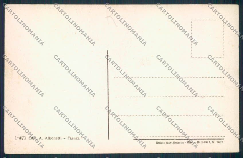 Ravenna Faenza cartolina MV3009 – retro