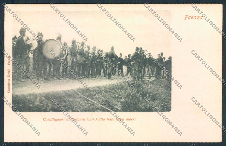 Ravenna Faenza Cavalleggeri Catania cartolina MV3011 – fronte
