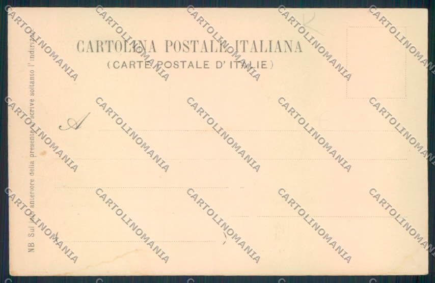 Ravenna Faenza Bersaglieri cartolina MV3012 – retro