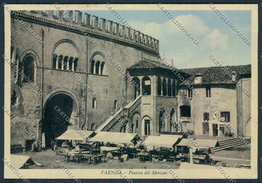 Ravenna Faenza Mercato FG cartolina MV3032 – fronte