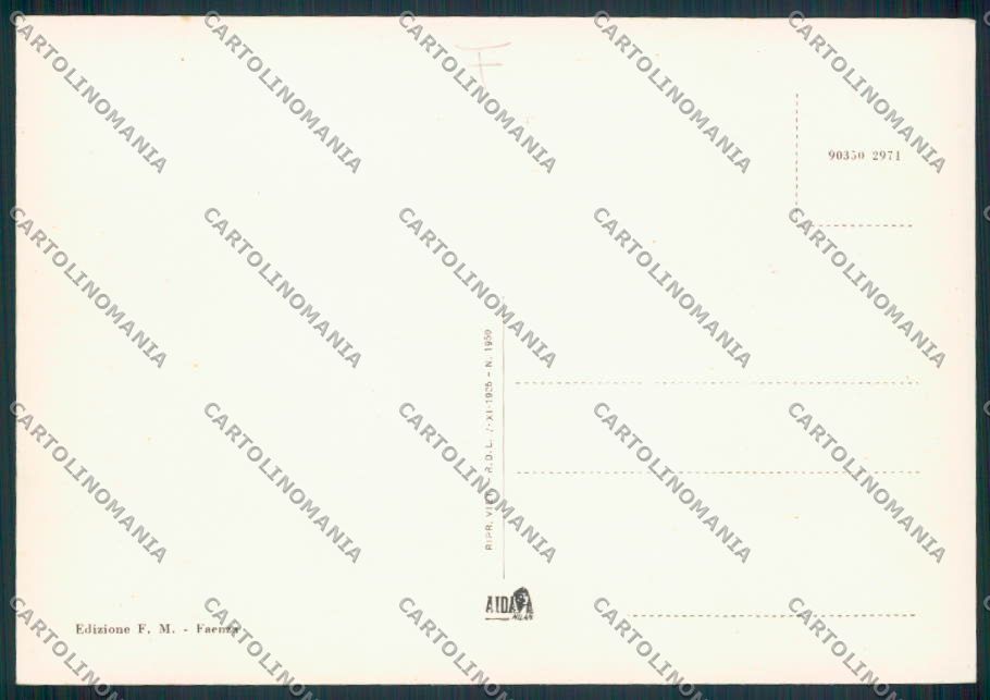 Ravenna Faenza Mercato FG cartolina MV3032 – retro